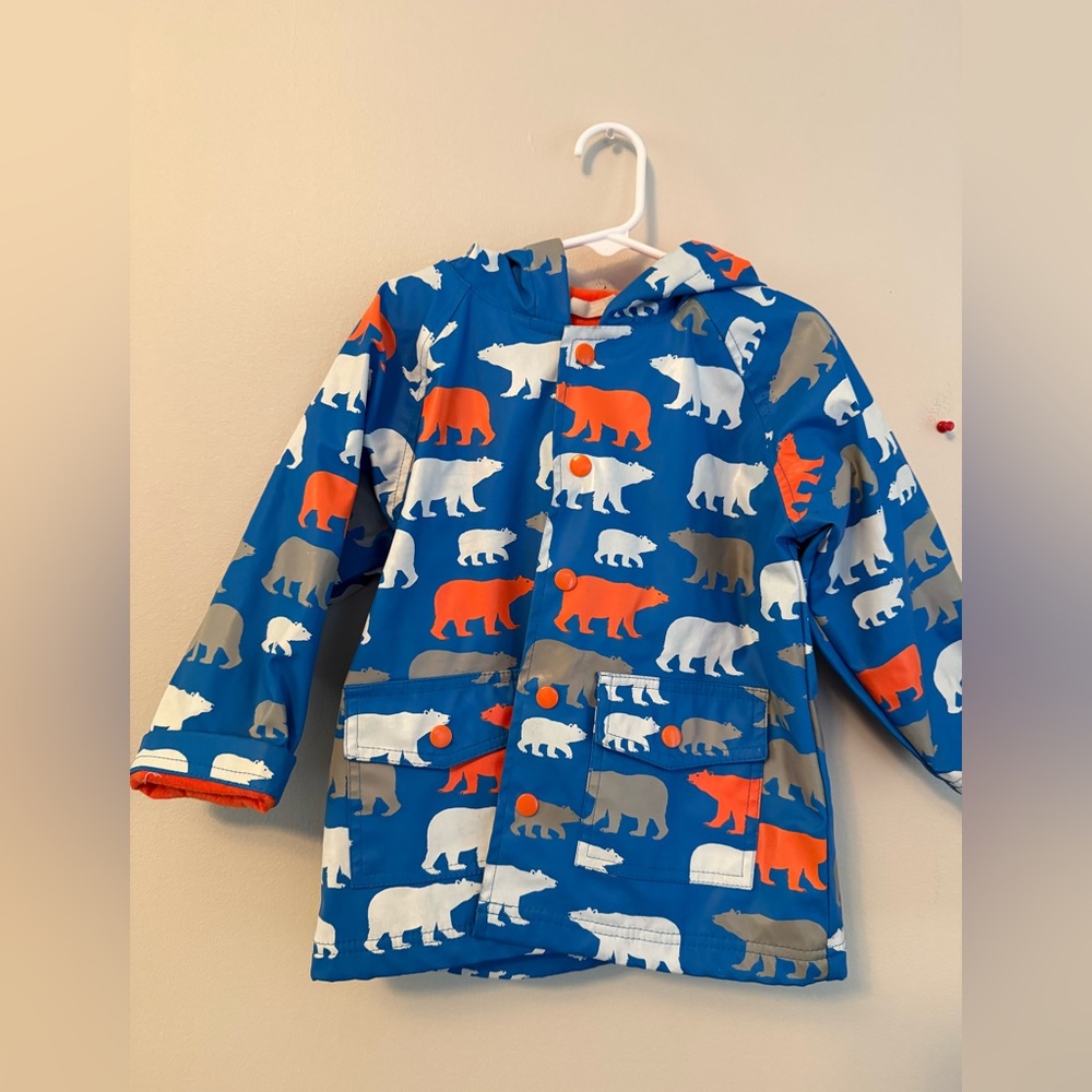 Hatley Blue Bear Print Raincoat